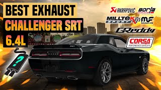 Dodge Challenger SRT 392 Exhaust Sound 64L V8 🔥 StockRedeyeMuffler DeleteStraight PipeReview [upl. by Wight]