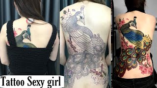 Hình xăm full lưng cho chị gái Việt Kiều Úc  Cover tattoo Vietnam [upl. by Glinys154]