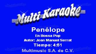 Penélope  Multikaraoke [upl. by Lambard355]