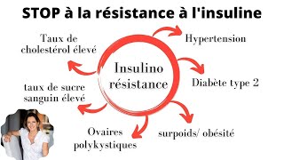 Comprendre et vaincre la RESISTANCE à lINSULINE insulinorésistance  5 astuces [upl. by Adaminah]