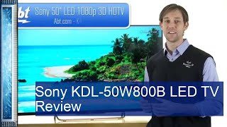 Sony KDL50W800B LED TV Review [upl. by Dupre]