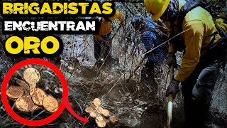 ENTRE LAS CENIZAS DESCUBREN MONEDAS DE ORO CONTROLANDO UN INCENDIO EN UN CERRO [upl. by Icram]