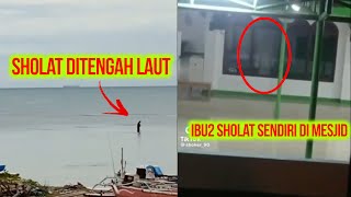 KEJADIAN ANEH Ada Sosok Hitam Sholat di Tengah Laut [upl. by Buonomo528]