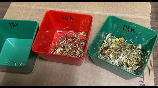 Karat Scrap Gold Recovery And Refining 4 Troy Ounces Pt1 [upl. by Llert]