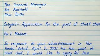 How to write job application with biodata for students [upl. by Ayrolg]