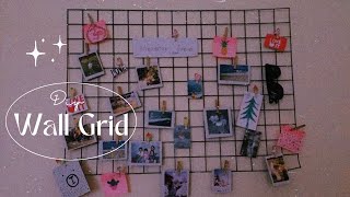 DIY Wall Grid with wooden skewers [upl. by Limann]