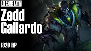 Zed Gallardo  Español Latino  League of Legends [upl. by Darraj]