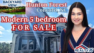 Concord NC 5 Bedroom Taylor Morrison Home For Sale in the newer community of Hunton Forest [upl. by Llyrpa]