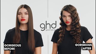 How To Create Deep Waves With ghd Thin Wand  Hair How To [upl. by Vita]