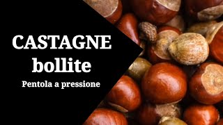 Castagne lesse con la pentola a pressione [upl. by Htims]