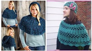 fabulous and very stylish Crochet knit caplets [upl. by Atteuqehs]