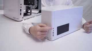 Fractal Design Node 304 White MiniITX SFF Case Unboxing Hal Thompson [upl. by Alil780]