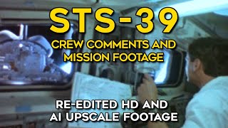 STS39  PostFlight Presentation HD reedit  remaster 1991 DoD mission Shuttle Discovery NASA [upl. by Nugesulo534]