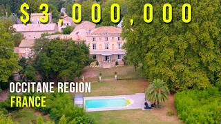 Renovated French Chateau with Pool Chapel and Cottages near Carcassonne [upl. by Snell]