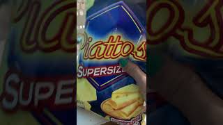 Satisfying big piattos chips shortsvideo asmrsound snack snackvideo [upl. by Navinod562]