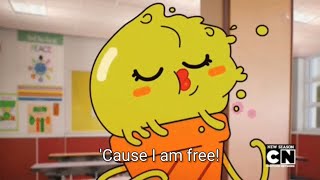 FancamEditMv The Amazing World of Gumball  I am Free [upl. by Ehc]