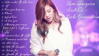 Best songs of Taeyeon 태연 SNSD 1 [upl. by Dachia601]