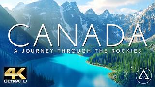 CANADA  ALBERTA IN 4K DRONE FOOTAGE ULTRA HD  Rocky Mountains UHD [upl. by Clarette]