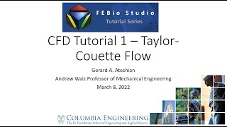 CFD Tutorial TaylorCouette flow [upl. by Neetsuj]