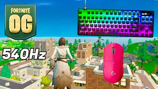 SteelSeries Apex Pro TKL ASMR 😴 Fortnite OG Reload 🏆 Satisfying Keyboard Fortnite 360 FPS 4K [upl. by Aenehs589]