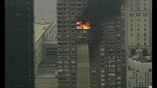 Helicopter Crashes Into Apartment Building in Korea [upl. by Asabi471]