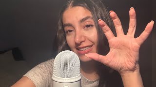 ASMR  extremely relaxing hand movements  skin sounds  inaudible whispers  mouth sounds [upl. by Eboj]