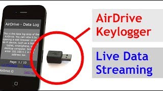 AirDrive Keylogger ProMax Live Data Streaming [upl. by Nahoj]