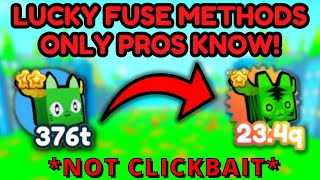 New BEST Fuse Methods on Pet Simulator X Lucky Update Roblox [upl. by Asus805]