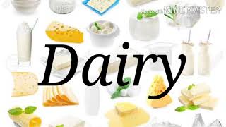 Dairy Learn English Vocabulary [upl. by Onirotciv361]