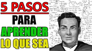 Cómo Aprender TODO Lo Que QUIERAS TÉCNICA FEYNMAN 5 PASOS [upl. by Seto]