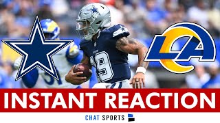 INSTANT REACTION Cowboys vs Rams NFL Preseason Week 1 Ft Trey Lance Mazi Smith amp Jalen Cropper [upl. by Richey]