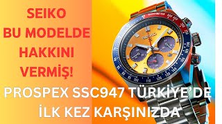 Seiko SSC947 İncelemesi  Güneş Enerjili Speedtimer Pogue [upl. by Jill]