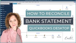 QuickBooks How To Reconcile Bank Statement [upl. by Enneles]