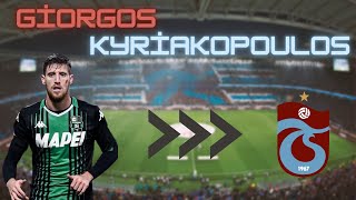 Giorgos Kyriakopoulos  Skills amp Plays   Welcome to Trabzonspor 🔴🔵 [upl. by Oibesue440]