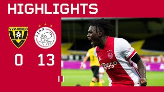 Highlights  VVVVenlo  Ajax  Eredivisie [upl. by Ranip829]