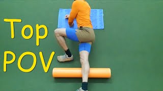 Foam Roller Fibularis Lateral Lower Leg shorts foamroller fibula [upl. by Nahgeam]