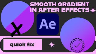 How to Smooth a Fill Gradient in After Effects [upl. by Catlaina]