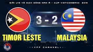 TIMOR LESTE 32 MALAYSIA  HIGHLIGHTS [upl. by Toulon]