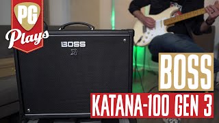 Boss Katana100 Gen 3 Amp Demo by Tom Butwin  PG Plays [upl. by Norved]