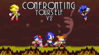 FNF Confronting Yourself Final Zone V2  Friday Night Funkin Mod vs Sonicexe [upl. by Ahsennod]