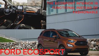 New 2022 Ford EcoSport  The Ford EcoSport 2022 has an assortment of interior [upl. by Aivyls]