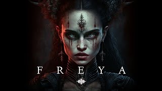 1 HOUR Dark Techno  Cyberpunk  Industrial Bass Mix FREYA Copyright Free [upl. by Gerianne]