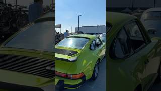 Beautiful Green Classic Porsche 911 Carrera wale tail automobile carshow rich porsche racing [upl. by Shishko]