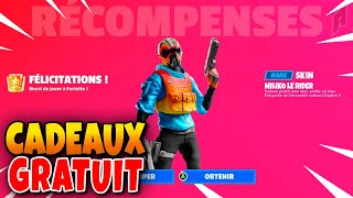 ces 4 Nouvelles Récompenses GRATUITE pour Tous Fortnite [upl. by Fabrianne]