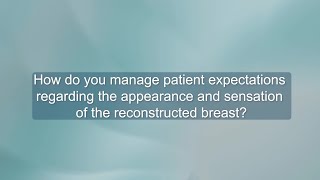 What does breast reconstruction look and feel like Dr Brown with Serenity Plastic Surgery shares s [upl. by Tiedeman973]