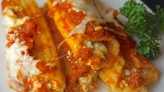 How To Make Manicotti  Baked Manicotti Recipe [upl. by Vacuva]