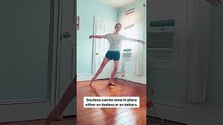 How to do a Soutenu in ballet balletfit balletbarre balletdancer [upl. by Musette506]