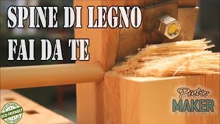 SPINE DI LEGNO  Dima Sagomatrice per spine lunghe di legno fai da te Falegnameria [upl. by Yreneh]