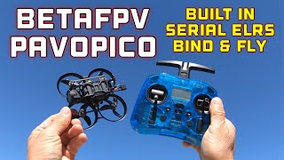 PavoPico Built in Serial Elrs Receiver Bind and Fly [upl. by Sackman896]