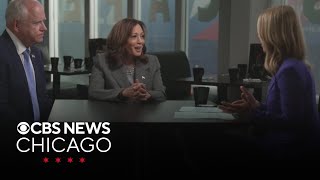 Kamala Harris sits for first interview since DNC new Trump indictment issued [upl. by Mcallister]